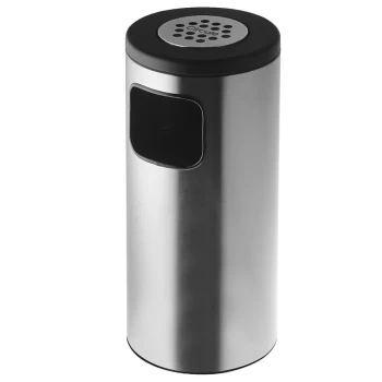 سطل اداری استیل 30 لیتری پنجره دار